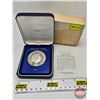 Image 1 : The Franklin Mint : Netherlands Antilles : Twenty-Five Guilder Sterling Silver Coin Proof (Estate Lo