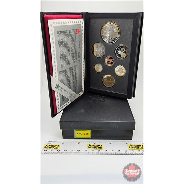 RCM Canada 1996 Double Dollar Proof Set : McIntosh (Estate Lot)