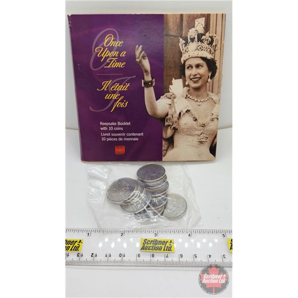 RCM Canada 2002 : Once Upon a Time : 10-Coin Keepsake : Golden Jubilee 50-Cent Coins (Estate Lot)