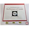 Image 10 : The Franklin Mint: The Provinces of Canada : 12 Sterling Silver Medals : First Edition Proof Set in 