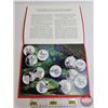 Image 11 : The Franklin Mint: The Provinces of Canada : 12 Sterling Silver Medals : First Edition Proof Set in 