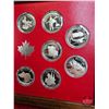 Image 4 : The Franklin Mint: The Provinces of Canada : 12 Sterling Silver Medals : First Edition Proof Set in 