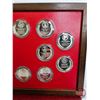 Image 7 : The Franklin Mint: The Provinces of Canada : 12 Sterling Silver Medals : First Edition Proof Set in 