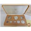 Image 2 : The Franklin Mint ~ Cook Islands : 1978 Eight-Coin Proof Set (COA) (Estate Lot)