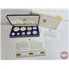 Image 1 : The Franklin Mint ~ Jamaica : 1976 Nine-Coin Proof Set (COA) (Estate Lot)