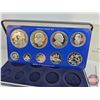 Image 3 : The Franklin Mint ~ Jamaica : 1976 Nine-Coin Proof Set (COA) (Estate Lot)