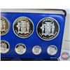 Image 8 : The Franklin Mint ~ Jamaica : 1976 Nine-Coin Proof Set (COA) (Estate Lot)