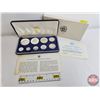 Image 1 : The Franklin Mint ~ Jamaica : 1977 Nine-Coin Proof Set (COA) (Estate Lot)