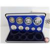 Image 6 : The Franklin Mint ~ Jamaica : 1977 Nine-Coin Proof Set (COA) (Estate Lot)