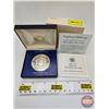 Image 1 : The Franklin Mint : Jamaica : 1977  Ten Dollar Sterling Silver Proof Coin (COA) (Estate Lot)