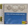 Image 1 : First Edition Medallion Set Commemorating an Historic Even in Canada's North West (Estate Lot)