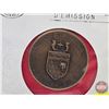 Image 2 : First Day of Issue 1870-1970 Northwest Territories Centennial Medallion / Stamp (Estate Lot)