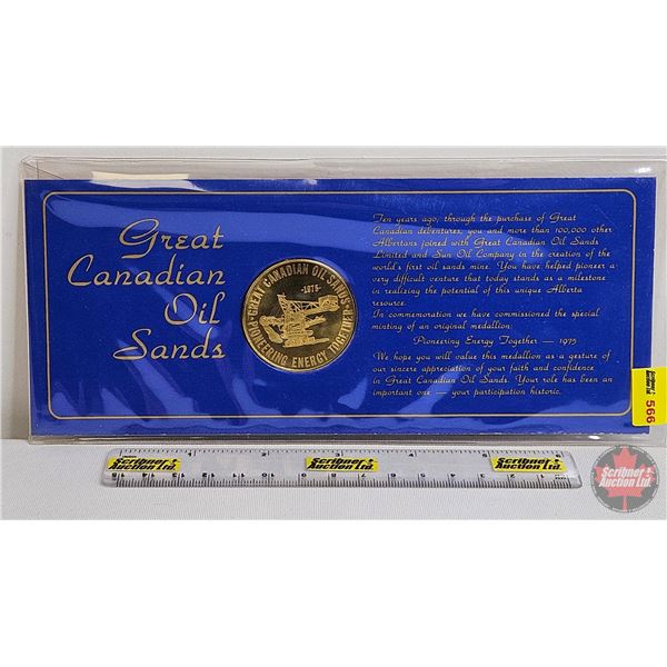 Great Canadian Oil Sands Souvenir Medallion (Estate Lot)