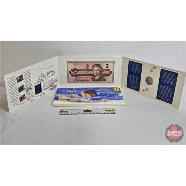 RCM 1996 Canada's New Uncirculated $2 Coin and Bank Note Set (Estate Lot)