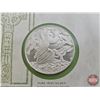 Image 3 : St. Patrick's Day Commemorative Medal and Cachet : Pure Irish Silver Limited Edition Proof  : Triump