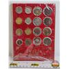Image 2 : Aman Indian Old Coins "Old is Gold" : Complete 16-Coin Set (Estate Lot)