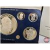 Image 4 : The Franklin Mint : 1975 Republic of Panama  : Nine-Coin Proof Set (COA) (Estate Lot)