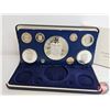 Image 5 : The Franklin Mint : 1975 Republic of Panama  : Nine-Coin Proof Set (COA) (Estate Lot)