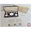 Image 1 : The Franklin Mint : 1977 Republic of Panama  : Nine-Coin Proof Set (COA) (Estate Lot)
