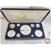 Image 2 : The Franklin Mint : 1978 Republic of Panama  : Nine-Coin Proof Set (COA) (Estate Lot)