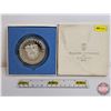 Image 1 : The Franklin Mint : 1973 Republic of Panama : One 20 Balboas (COA .925 Silver) (Estate Lot)