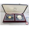 Image 2 : RCM Turks and Caicos Islands : 1977 Silver Jubilee Two-Coin Proof Coin Set ~ 25 Crowns (COA .925 Sil
