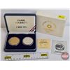 Image 1 : NORTHWEST TERRITORIAL MINT : 2009 Official Peral Harbor Commemorative Two-Medallion Set ~ USS Arizon
