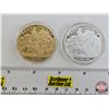 Image 4 : NORTHWEST TERRITORIAL MINT : 2009 Official Peral Harbor Commemorative Two-Medallion Set ~ USS Arizon