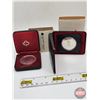 Image 1 : RCM Collector Combo (2):  ~ RCM Canada 1977 Silver Dollar : Throne of the Senate (Black Case) ~ RCM 