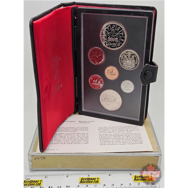 RCM Canada 1978 Double Dollar Proof Set : Edmonton Commonwealth (Estate Lot)