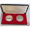 Image 2 : RCM Canada 1977 : FOUR GOVERNORS GENERAL MEDALLIONS (SET) ~ (COA .925 Fine Silver) ~ (COA 75% / 25% 