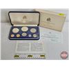 Image 1 : The Franklin Mint : 1974 Barbados : Eight-Coin Proof Set (COA) (Estate Lot)