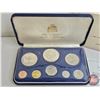 Image 2 : The Franklin Mint : 1974 Barbados : Eight-Coin Proof Set (COA) (Estate Lot)