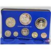 Image 4 : The Franklin Mint : 1975 Barbados : Eight-Coin Proof Set (COA) (Estate Lot) (Note: No Case Sleeve / 