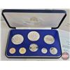 Image 2 : The Franklin Mint : 1977 Barbados : Eight-Coin Proof Set (COA) (Estate Lot)