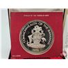 Image 3 : The Franklin Mint : 1974 Commonwealth of the Bahamas : Independence $10 Sterling Silver Proof Coin (