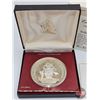 Image 2 : The Franklin Mint : 1975 Commonwealth of the Bahamas : Independence $10 Sterling Silver Proof Coin (