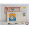 Image 1 : Collector Combo (2) : Bahamas ~ 1965 $3 Bill ~ 1973 $10 First Day of Issue Cachet & Sterling Silver 