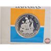 Image 2 : Collector Combo (2) : Bahamas ~ 1965 $3 Bill ~ 1973 $10 First Day of Issue Cachet & Sterling Silver 
