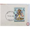 Image 4 : Collector Combo (2) : Bahamas ~ 1965 $3 Bill ~ 1973 $10 First Day of Issue Cachet & Sterling Silver 