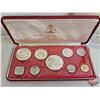 Image 2 : The Franklin Mint : 1975 Bahamas : Nine-Coin Proof Set (COA) (Estate Lot)