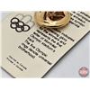 Image 4 : Vintage Canada : Montreal 1976 Olympic Games Pin : "RB" Gold Plated