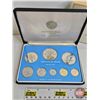 Image 2 : The Franklin Mint ~ Belize : 1975 Eight-Coin Proof Set (COA) (Estate Lot)