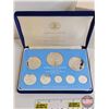 Image 2 : The Franklin Mint ~ Belize : 1976 Eight-Coin Solid Sterling Silver Proof Set (COA) (Estate Lot)