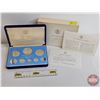 Image 1 : The Franklin Mint ~ Belize : 1977 Eight-Coin Solid Sterling Silver Proof Set (COA) (Estate Lot)