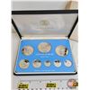 Image 2 : The Franklin Mint ~ Belize : 1980 Eight-Coin Proof Set (COA) (Estate Lot)