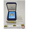 Image 2 : The Franklin Mint ~ Belize : 1976 One Hundred Dollar Gold Coin (Proof) (COA .500 : 6.21 grams) (Esta