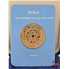 Image 6 : The Franklin Mint ~ Belize : 1976 One Hundred Dollar Gold Coin (Proof) (COA .500 : 6.21 grams) (Esta