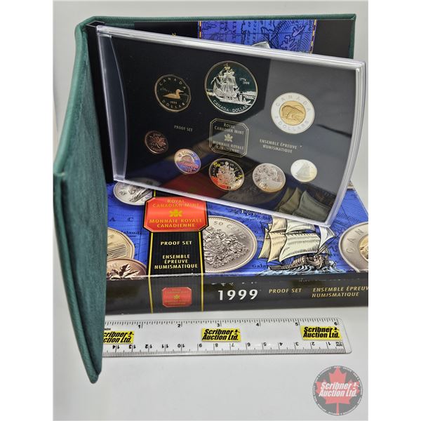 RCM Canada 1999 Proof Set :  225th Anniversary of the Voyage of Juan Perez and the Sighting of the Q