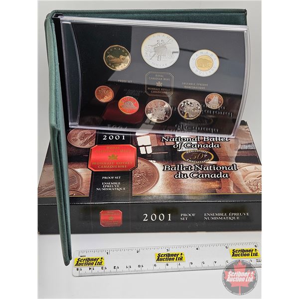RCM Canada 2001 Proof Set : National Ballet of Canada (COA) (Estate Lot)